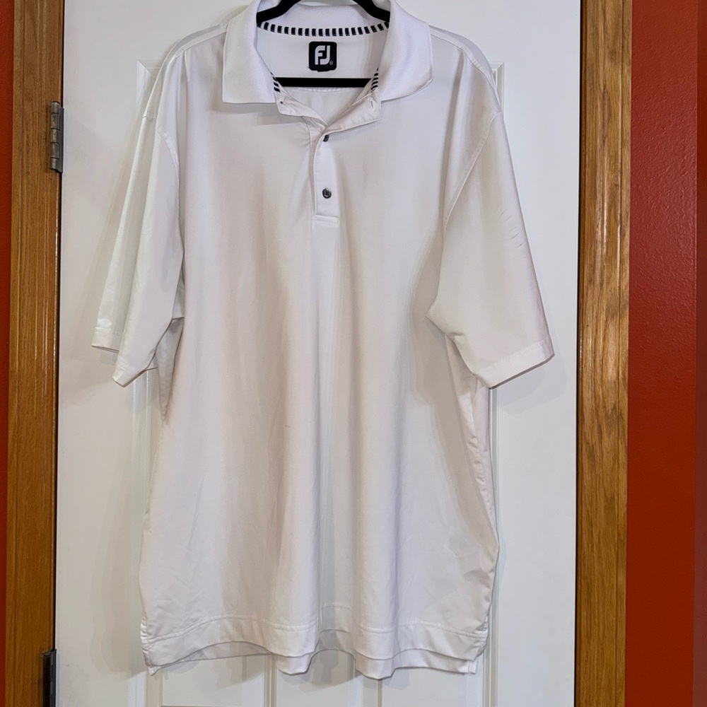 FootJoy Men's Classic White Polo Shirt